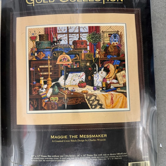 Gold Collection Other - 'Maggie the Messmaker' Cross Stitch Kit